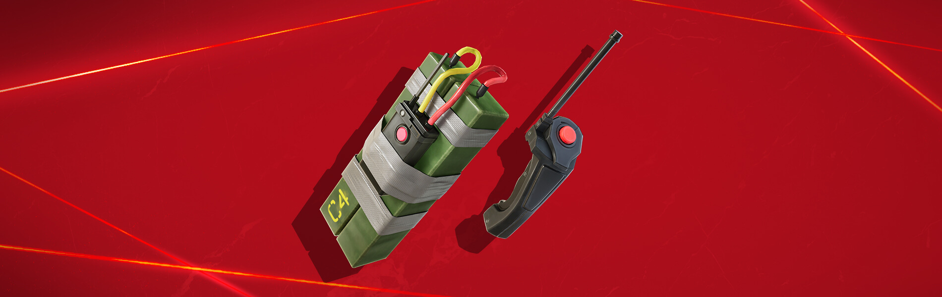 Remote explosive charges in Fortnite